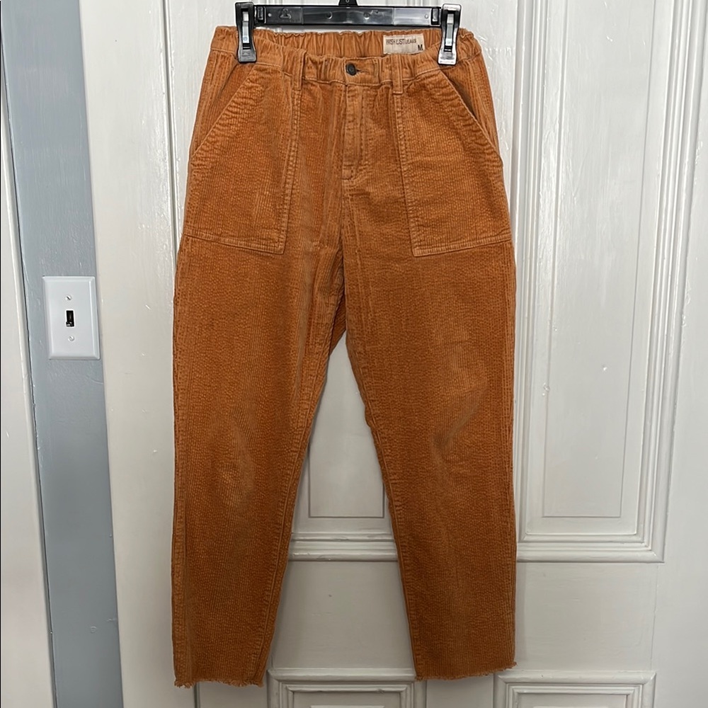 Wishlist Women’s Orange Corduroy Pants - M